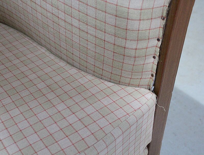 Mahogany armchair, Art Deco 1930