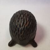 Vintage cast iron key/jewelry storage box. hedgehog shape
