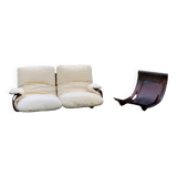 Michel Ducaroy Ligne Roset Marsala model designer sofa and 1970s armchair shell