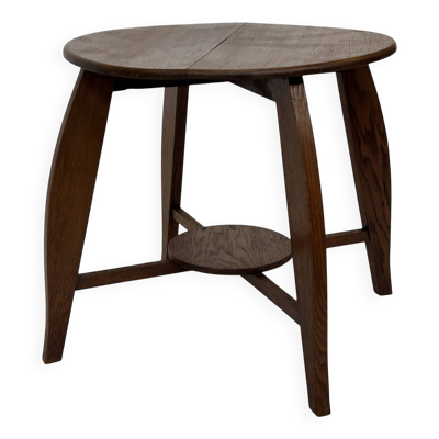 Table basse Art Déco Table d'appoint Chêne Design des années 1950