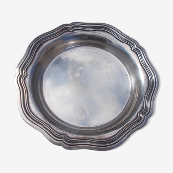 Silver metal plate