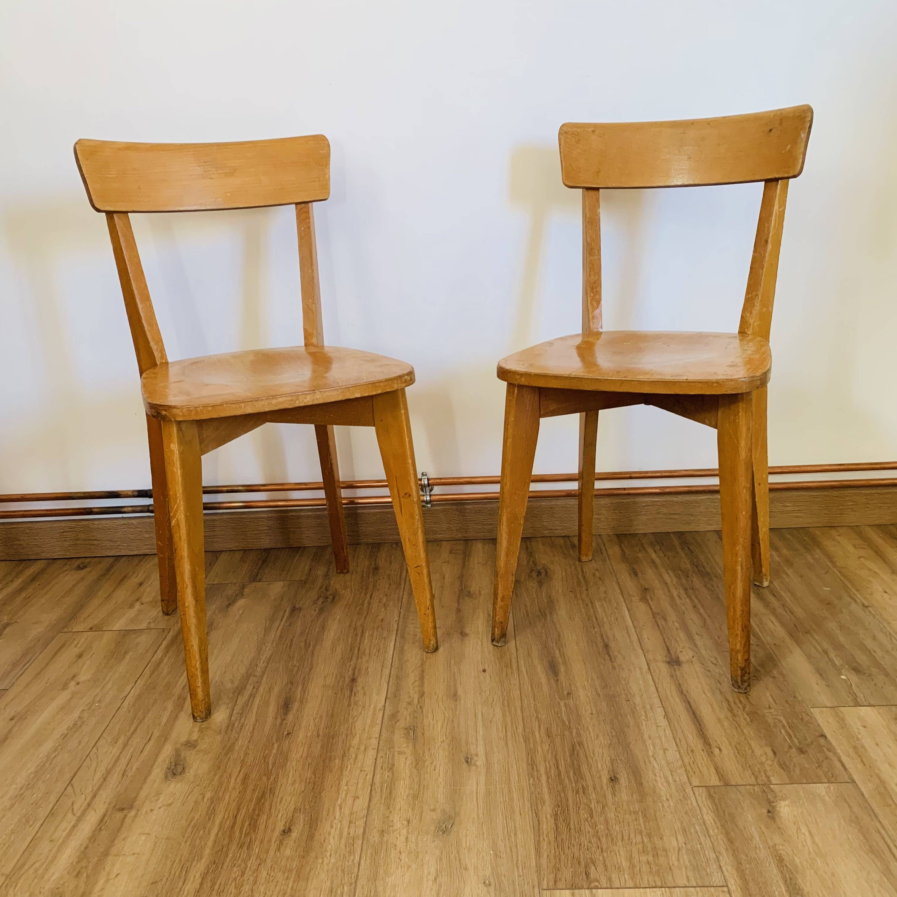 Pair of bistro chairs