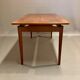 Table haute teck design scandinave 1950