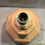 Pale pink ceramic lamp base
