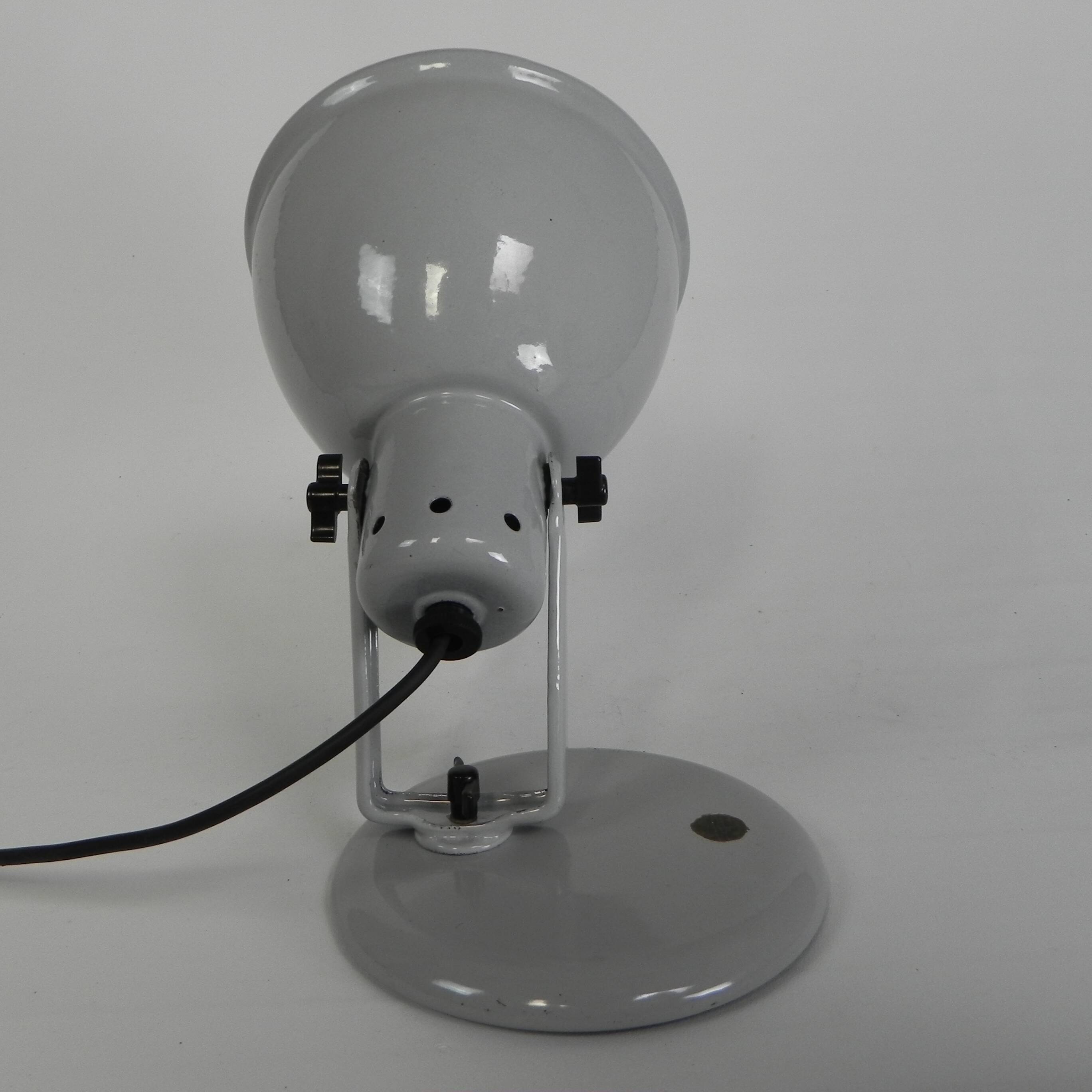 Philips Helioflux desk lamp, grey enamel, 1950s