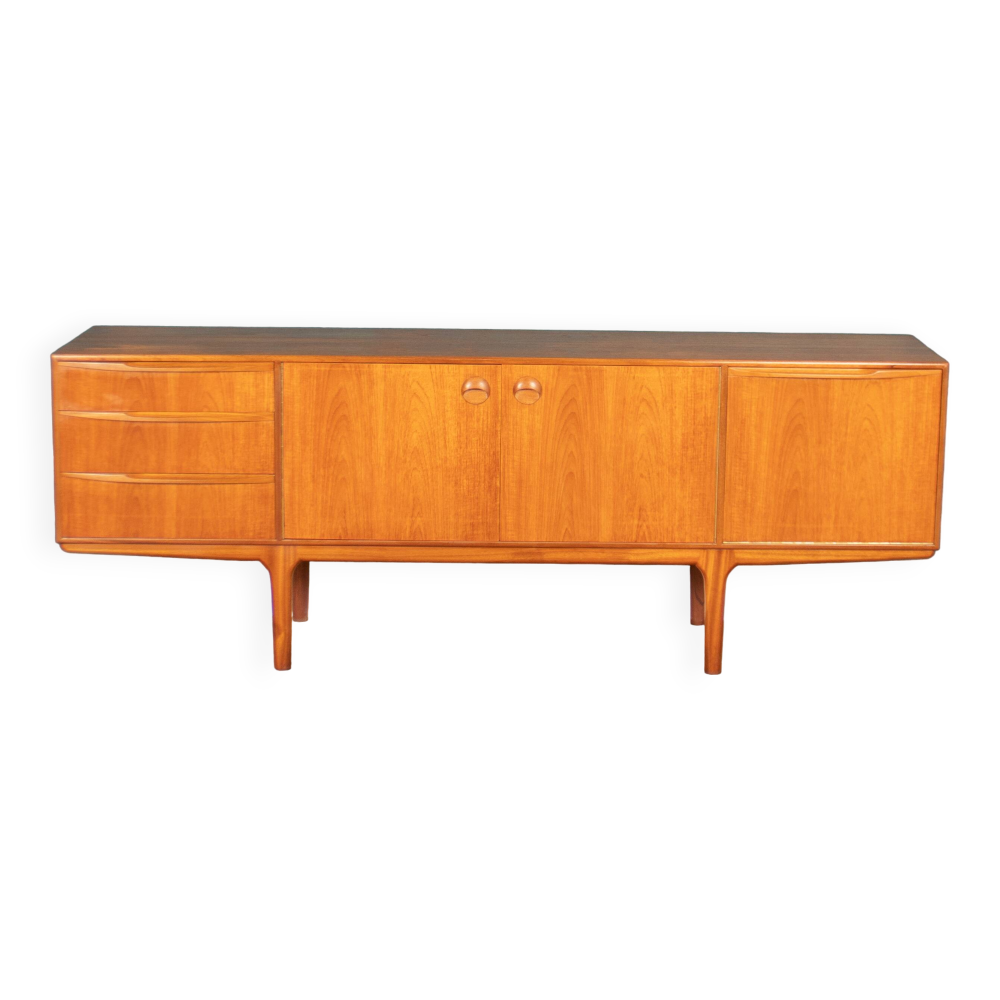 Retro Teak 1960s Long A H Macintosh Torpedo Mid Century Sideboard