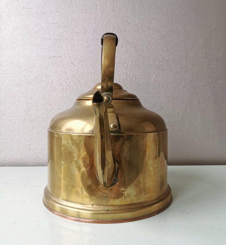 Vintage copper teapot, 1960s