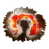 Leaf-shaped ceramic catchall from the 1960s.