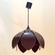 Robert de Schuytener Lotus flower design pendant light, 80s vintage ceiling light