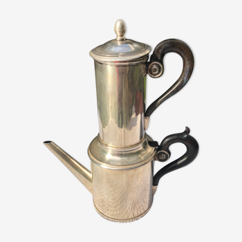 Signed 1900-silver-plated coffee maker