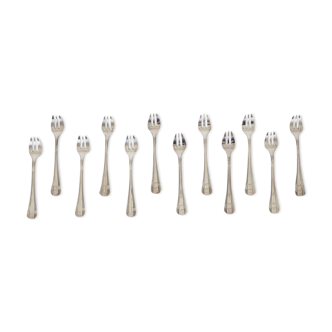 Christofle oyster forks 12 pieces