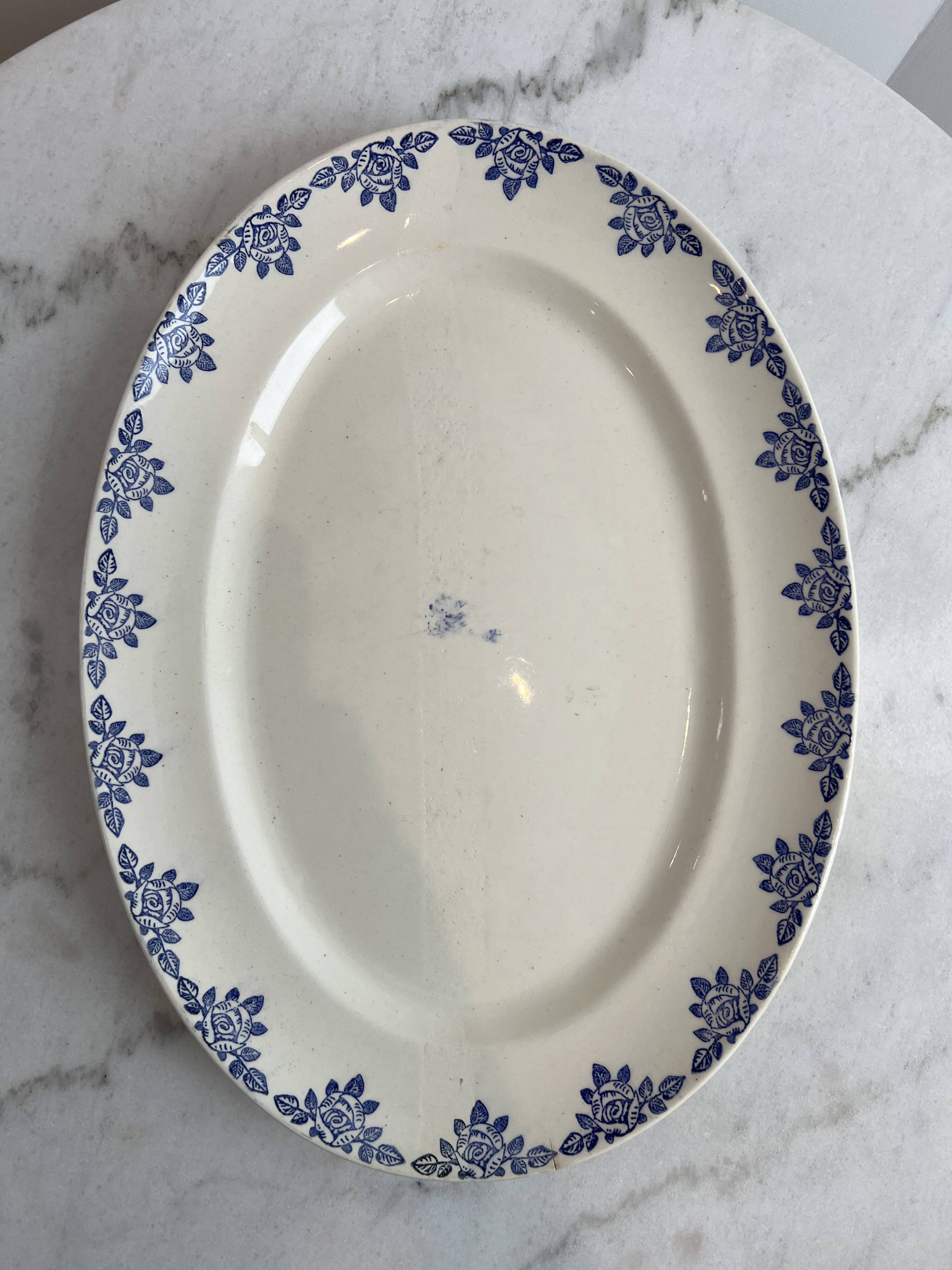 Large presentation plate HBCM France Terre de Fer