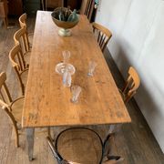 Table de ferme fin XIXème en chêne et sapin
