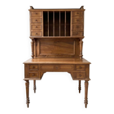 Bureau à gradin classique en bois