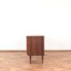 Mid-Century Walnut Sideboard with Hand-Painted Pattern, 1960s.