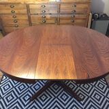 Scandinavian design extendable round table