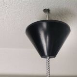 Lampe suspendue en verre cristal clair