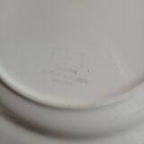 4 antique flat plates from Digoin and Sarreguemines