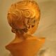 Plaster cherub bust