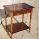 Table d'appoint ancienne console vintage antique marquetée
