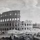 Art photography after Gaspar Van Wittel, "The Coliseum", 60s-70s