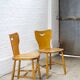 A pair of Swedish dining chairs 1950's