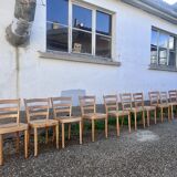 11 Chaises bistrot Horgen Glarus fabriqué signé en Suisse