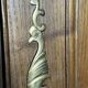 Very beautiful and old carved wooden wardrobe from the 19th century, small size, height 211 cm.