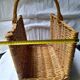 Panier rotin pour bois,niche, couture...