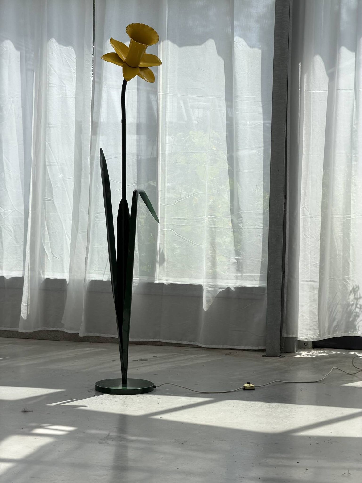 Mike Bliss Daffodil Pop Art Collectible Floorlamp for Bliss Flights of