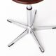 Set of 4 Vintage Industrial Stools 1970s, Chrome Adjustable Stools