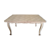 Renovated solid oak extendable table