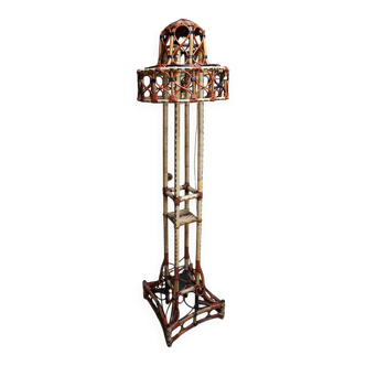 Rattan Wicker Floor lamp, around 1900