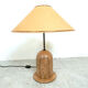 Vintage travertine table lamp, 1970s