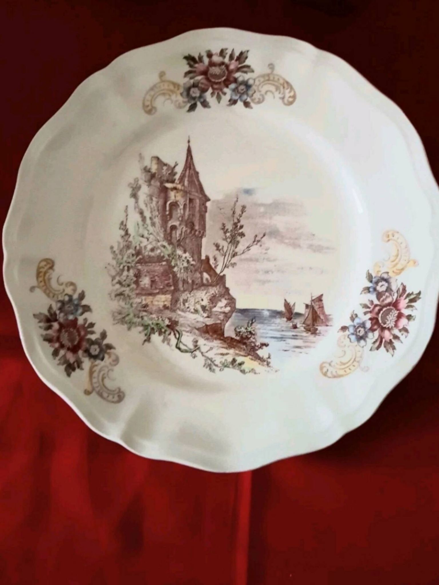 2 assiettes Sarreguemines Balmoral