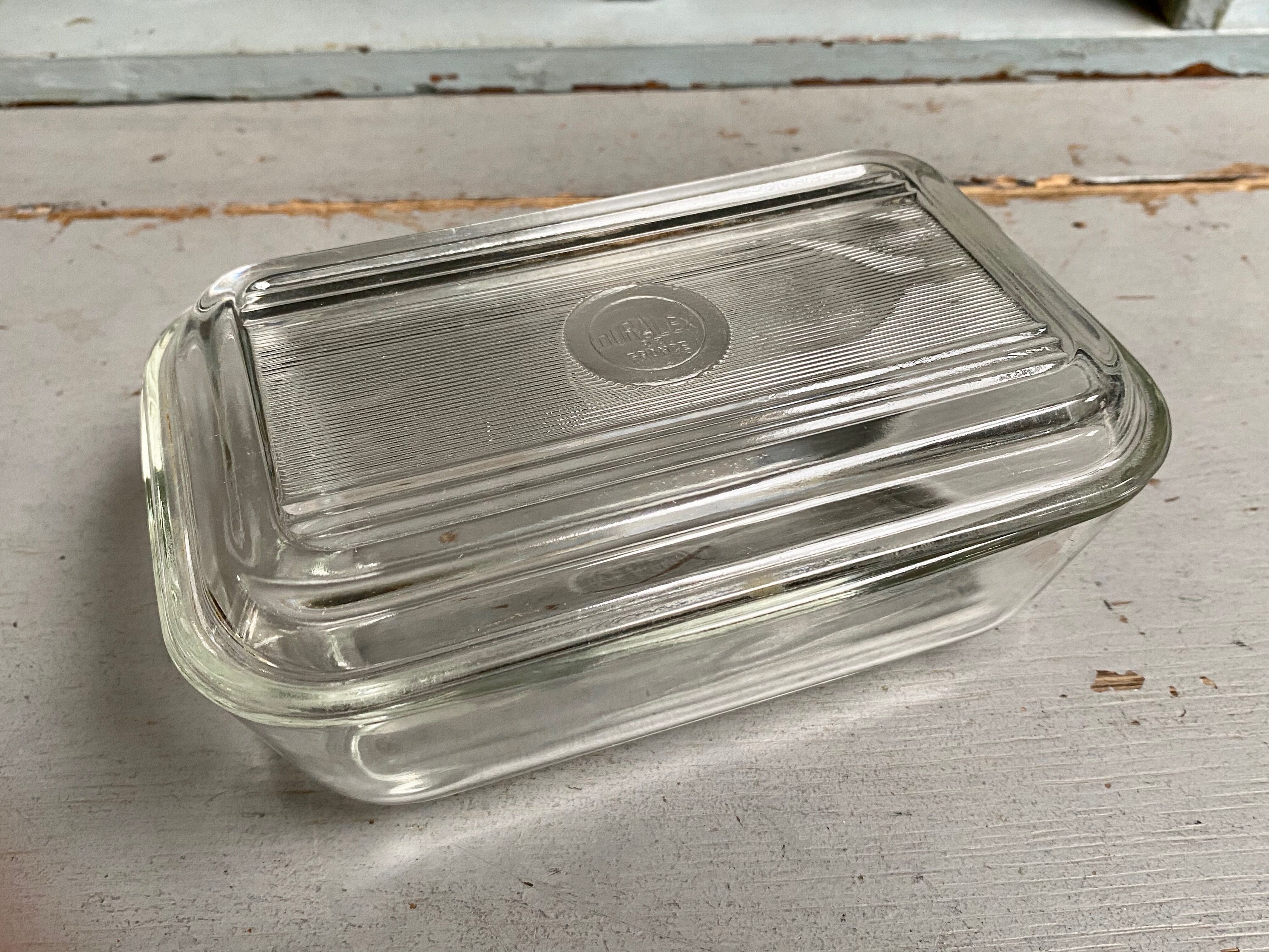 Duralex butter dish