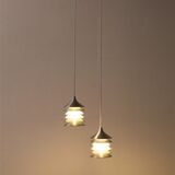 Set of 2 'Duett' pendant lamps / Bent Gantzel-Boysen / Ikea / 1980s / Danish postmodern design