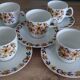 5 Epiag fine bohemian porcelain cups
