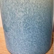 Vintage Murano blown glass roll vase – 1970s