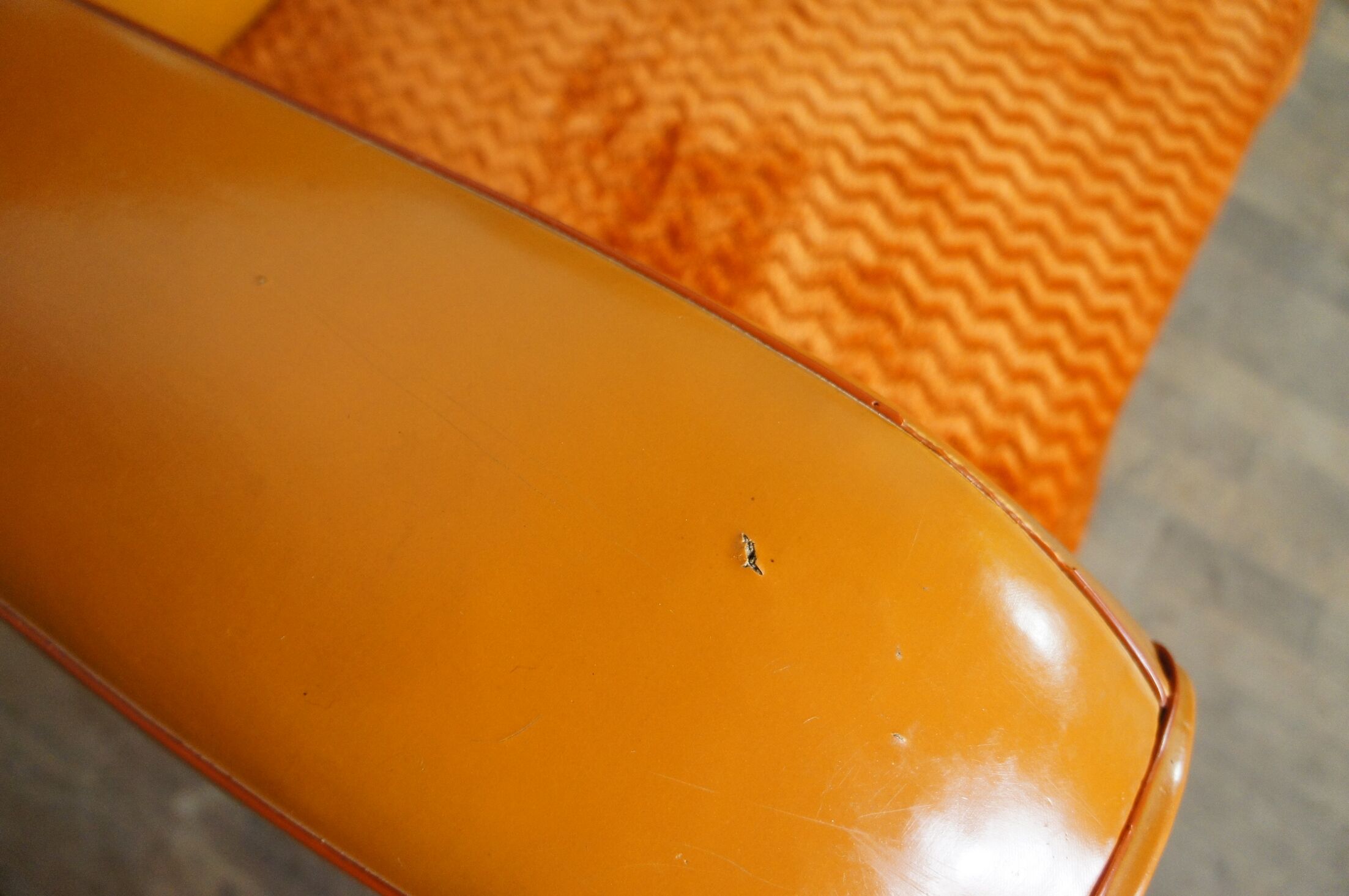 Pair of club chairs in skai 1960