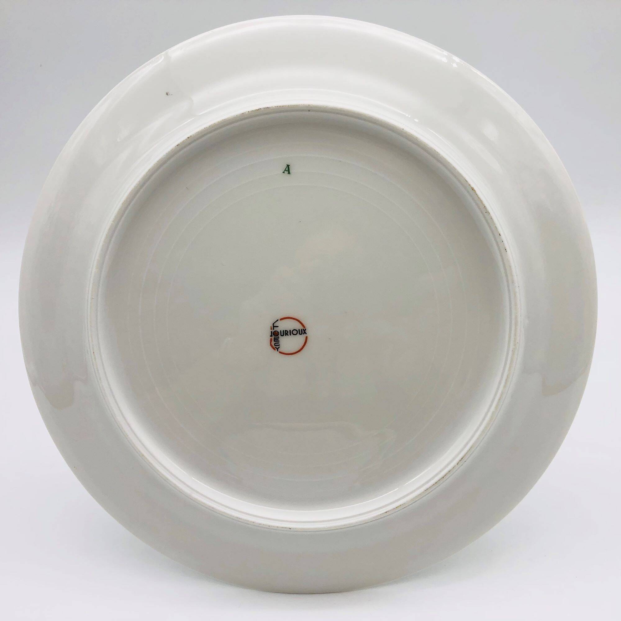 5 Dinner Plates “Lourioux Foëcy”