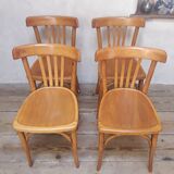 Série de 4 chaises bistrot Luterma