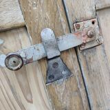 Pair of old shutters