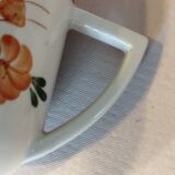 Longchamp Agen model sugar bowl and creamer on tray