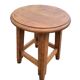 Tabouret de ferme en bois massif