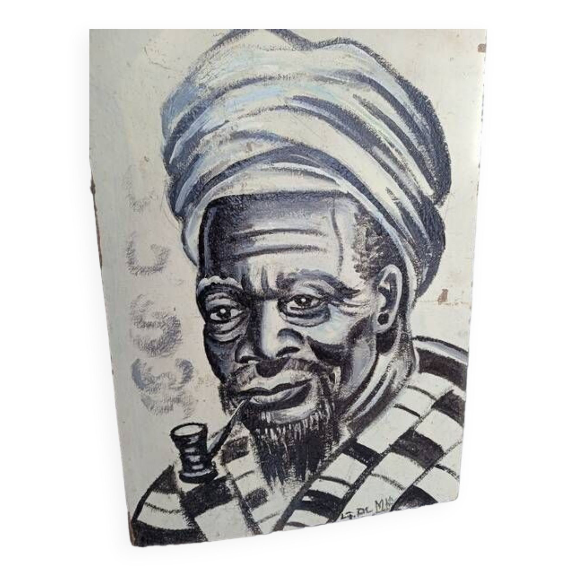 Oil paintings on panel set of 4 Orientalist portrait mid 20th century