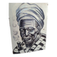 Oil paintings on panel set of 4 Orientalist portrait mid 20th century