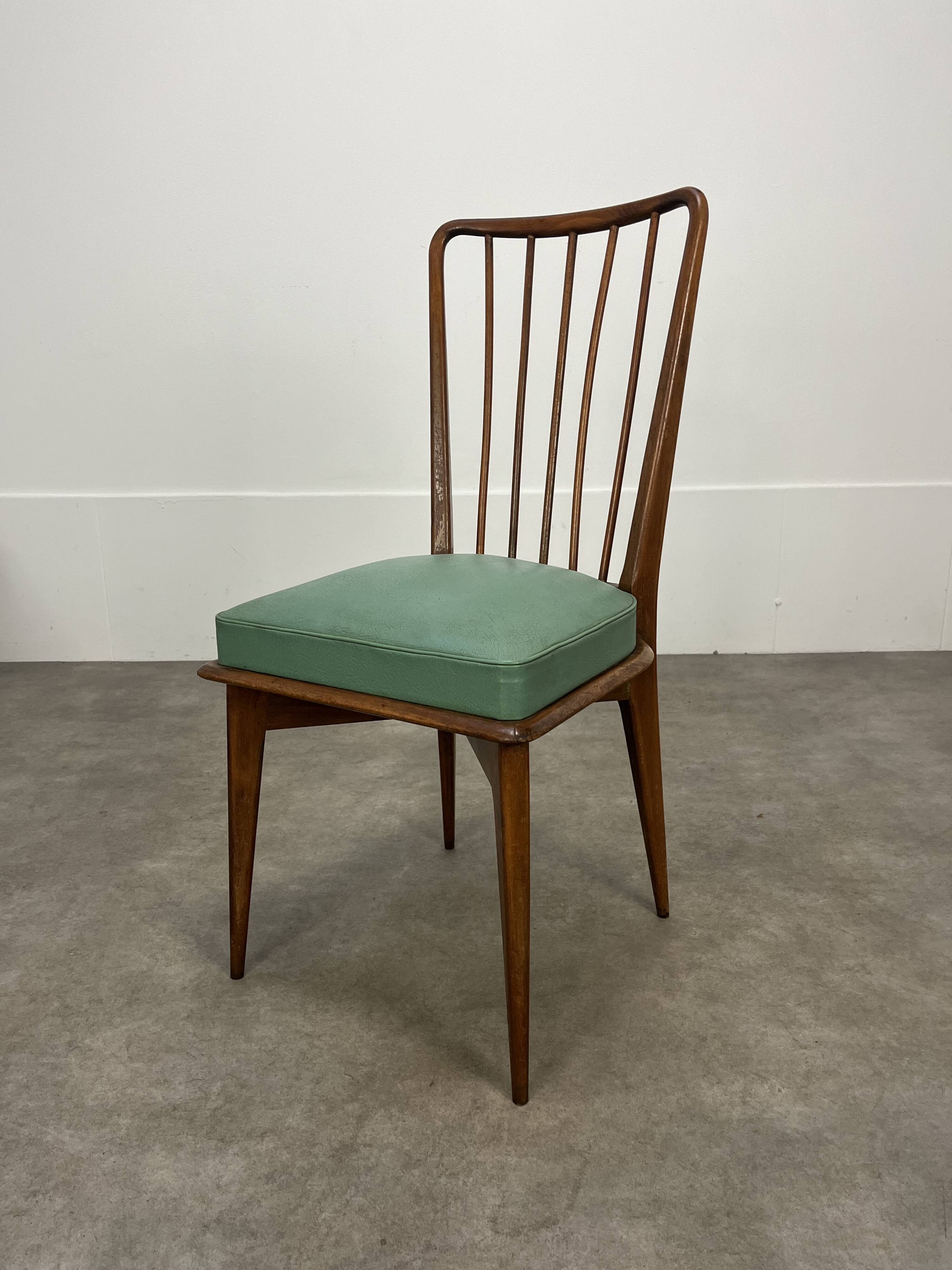 8 Charles Ramos chairs from the 50s