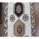 Vintage Turkish Oushak Handmade Wool Runner 100x365
