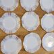 15 Assiettes en verre opalescent Macbeth Evans American Sweetheart Monax